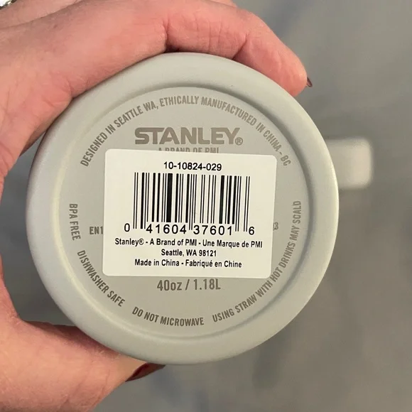 Stanley Light Gray Tumbler with Handle - Picture 2 of 5